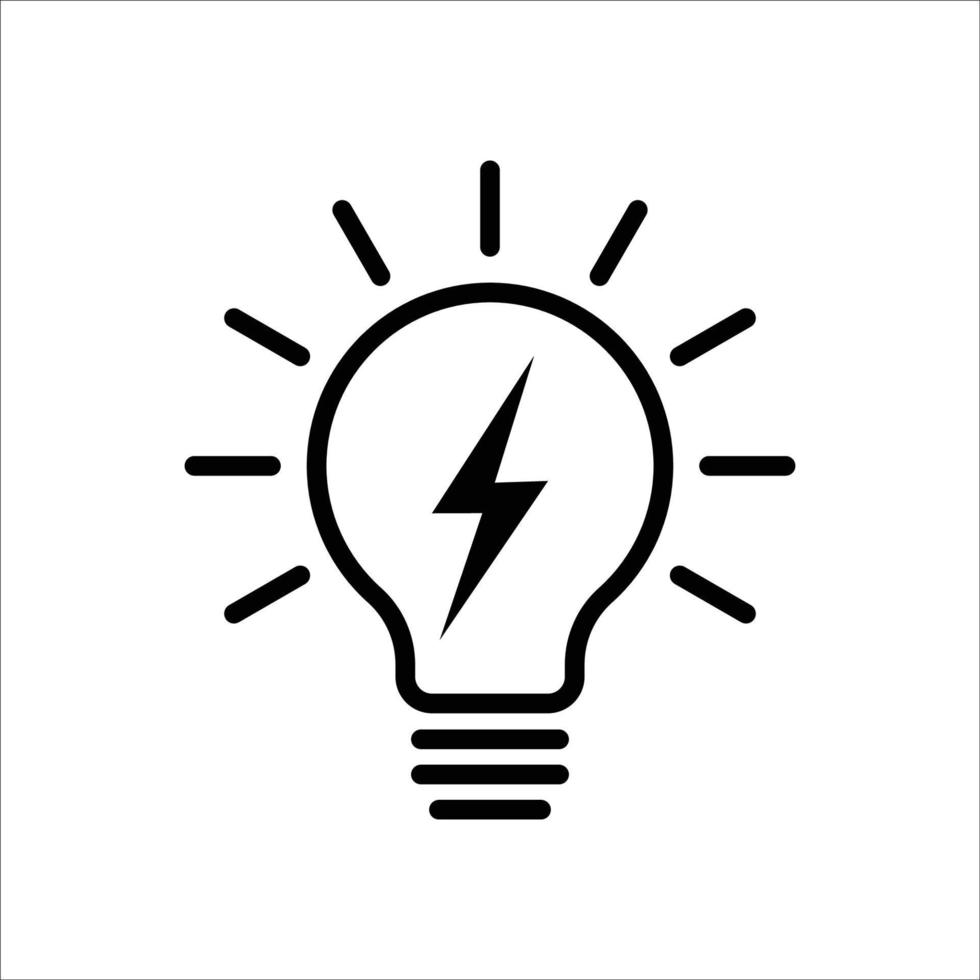 light bulb icon vector design template