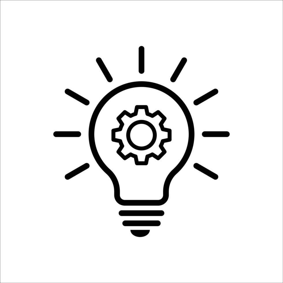 light bulb icon vector design template