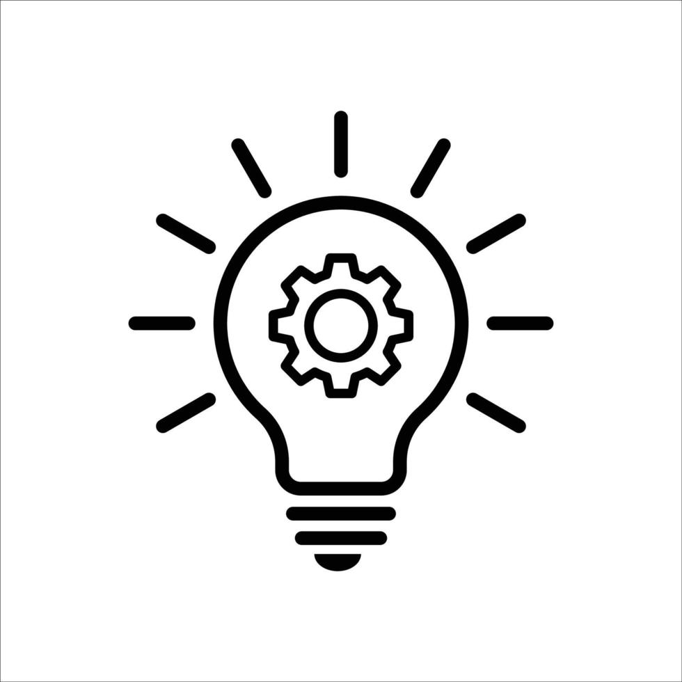 light bulb icon vector design template