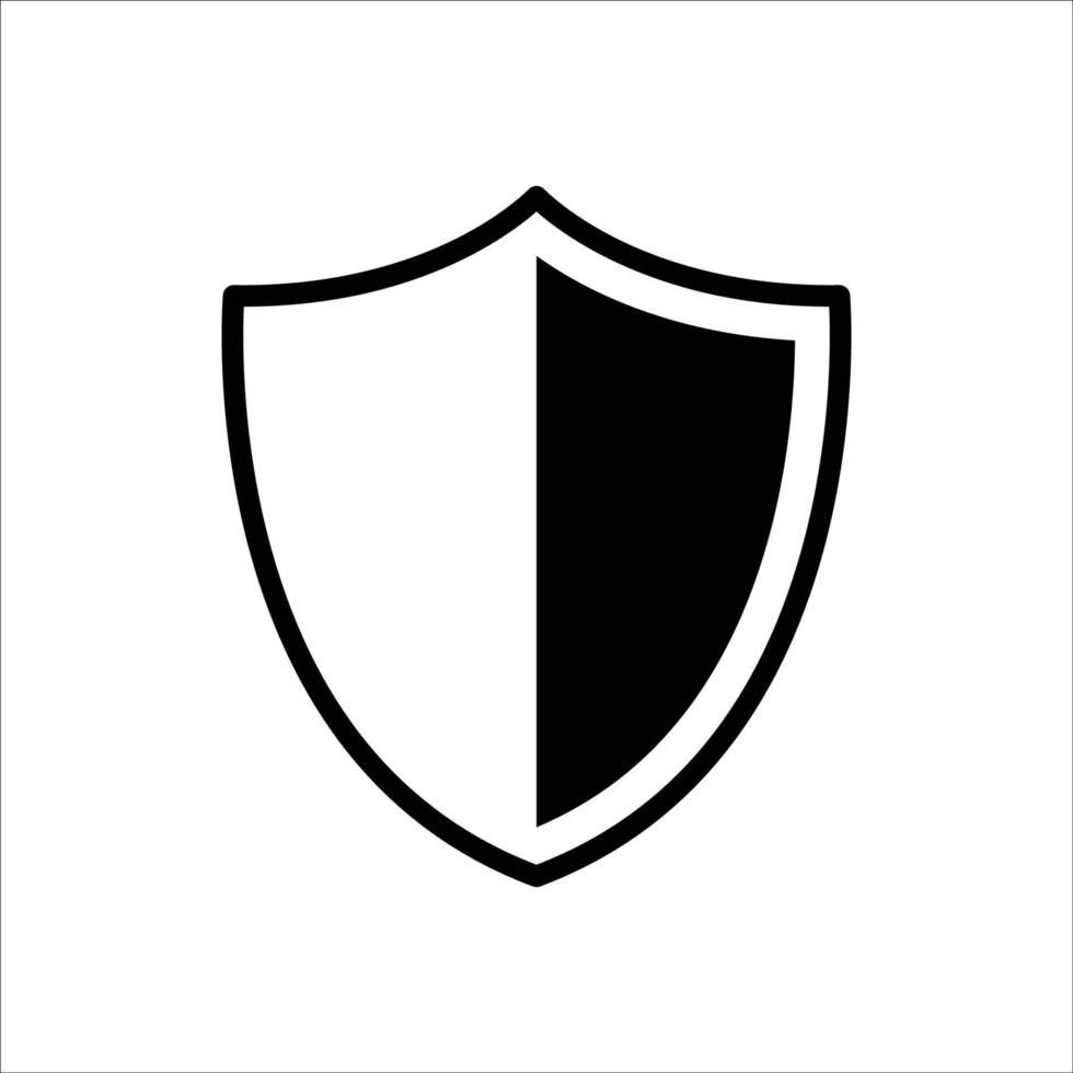 shield icon vector design template simple and clean