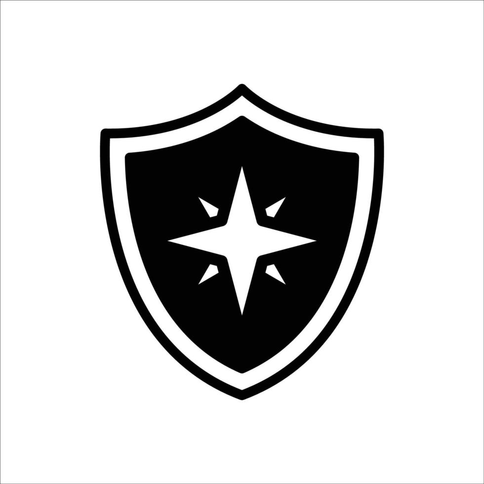 shield icon vector design template simple and clean