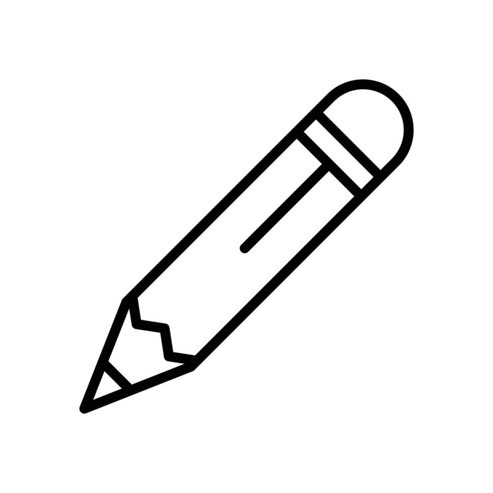 pencil icon vector design template simple and clean