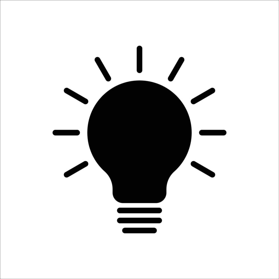 light bulb icon vector design template