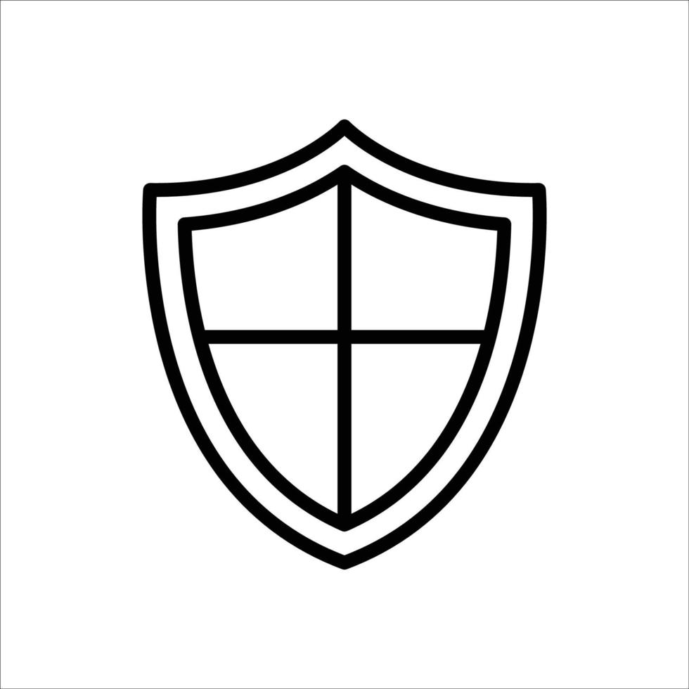 shield icon vector design template simple and clean
