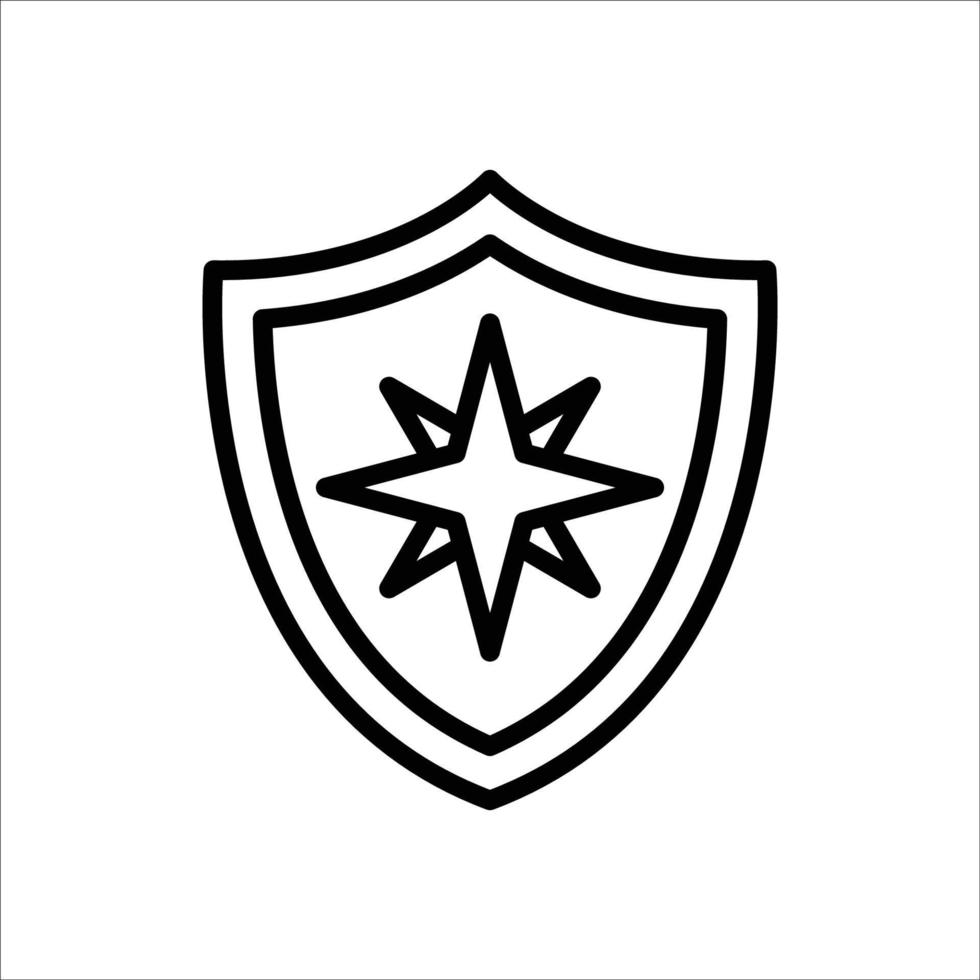 shield icon vector design template simple and clean