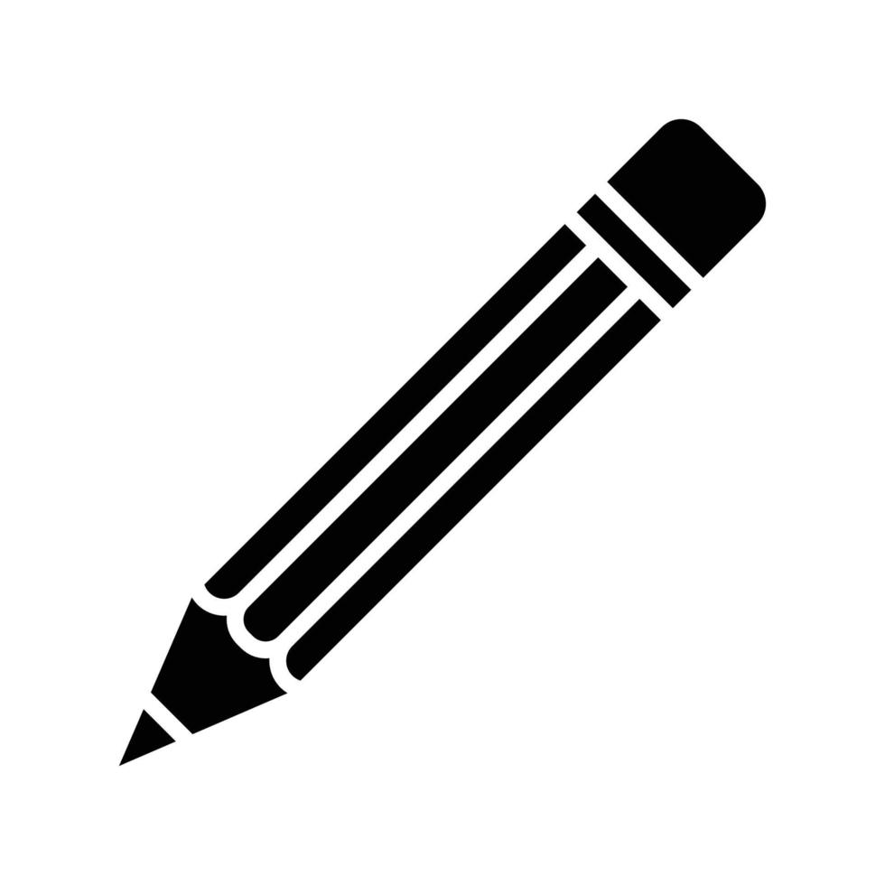 pencil icon vector design template simple and clean