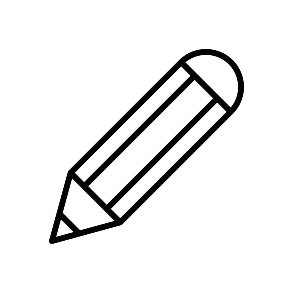 pencil icon vector design template simple and clean