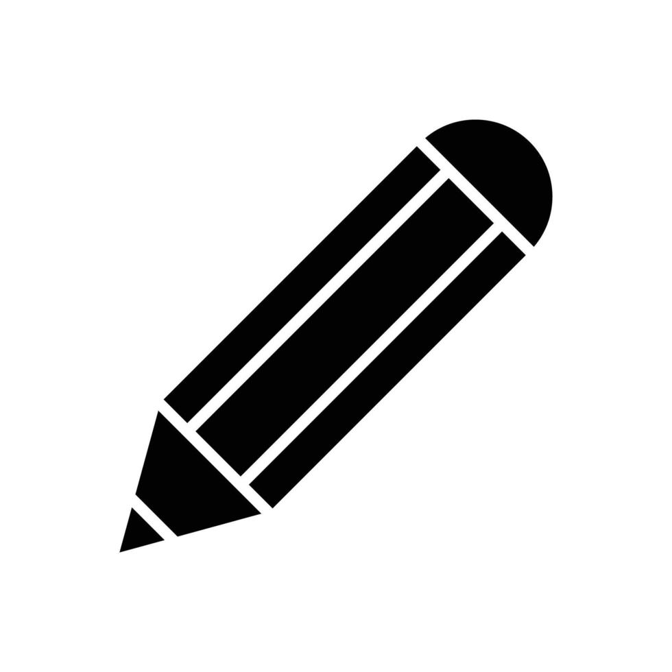 pencil icon vector design template simple and clean