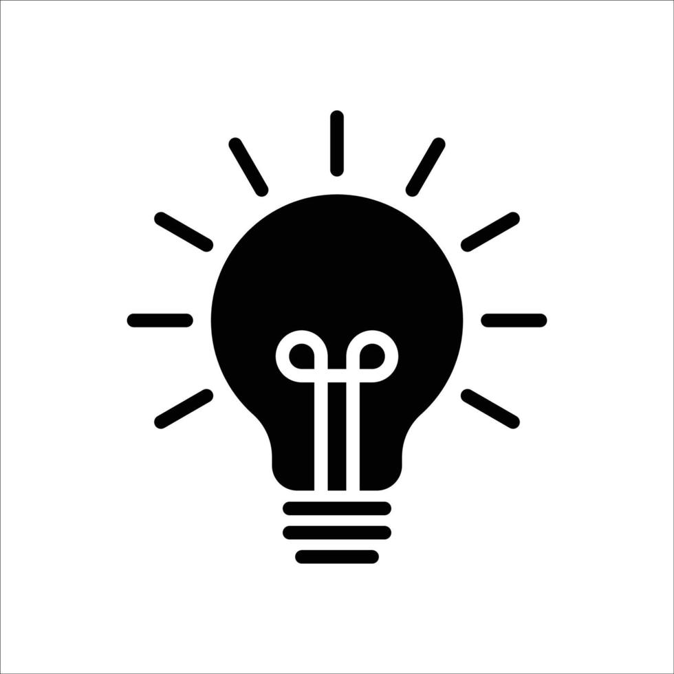 light bulb icon vector design template