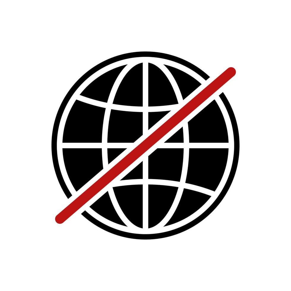 globe icon vector design template simple and clean