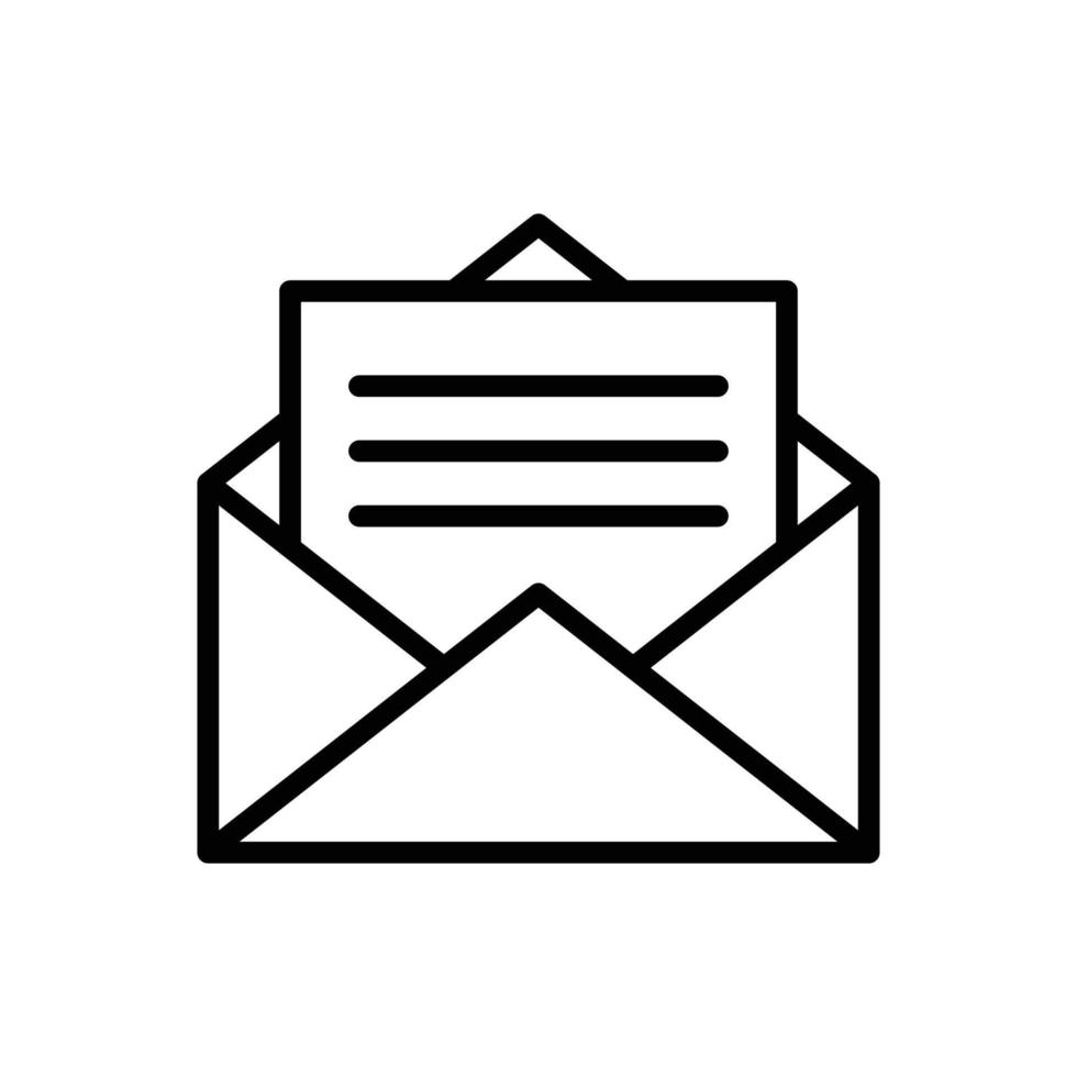 envelope icon vector design template simple and clean 9675169 Vector