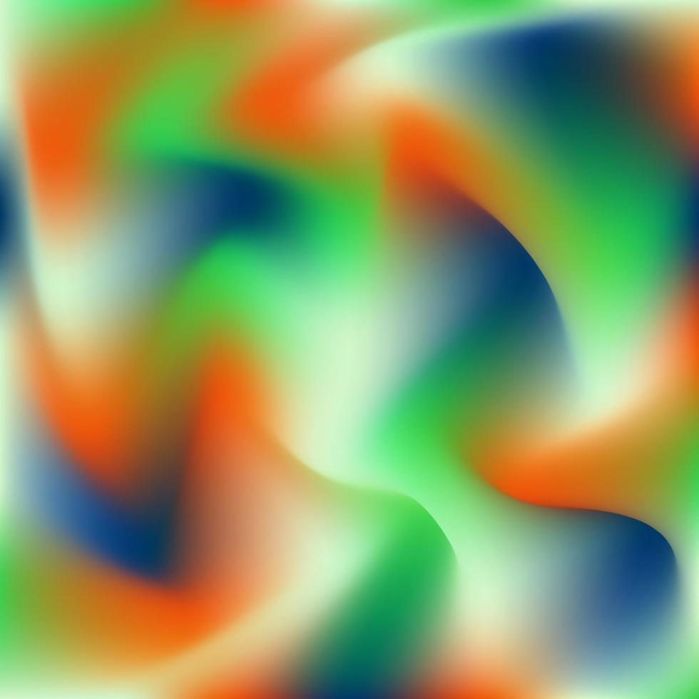 fondo colorido abstracto. ilustración degradada de color retro azul marino naranja verde. fondo degradado de color pastel verde naranja azul marino vector