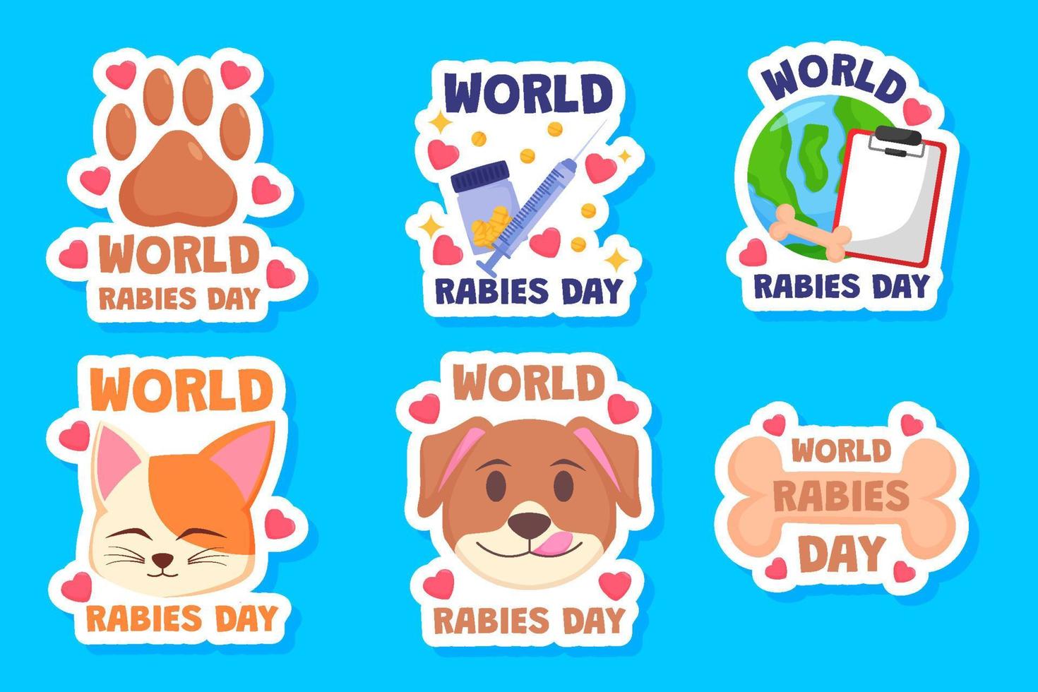 World Rabies Day Poster vector
