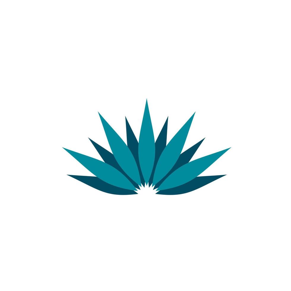 inspiración de diseño de logotipo de vector de agave