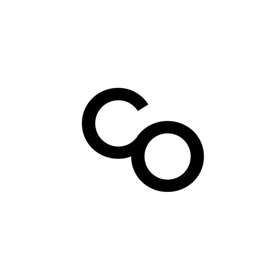 initials CO logo designs vector