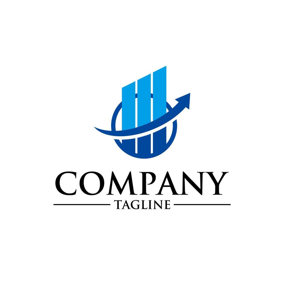 accounting logo design vector