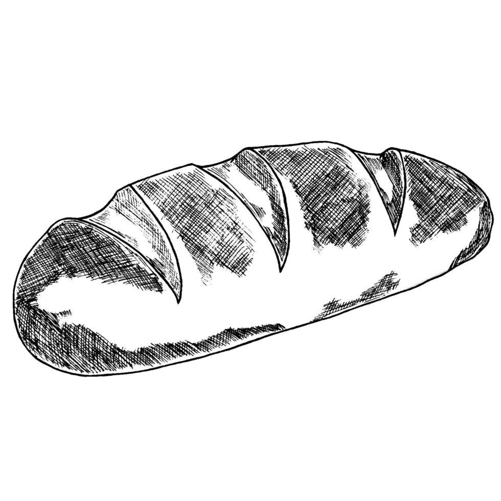 Bread Loaf Icon Vector Design Template.
