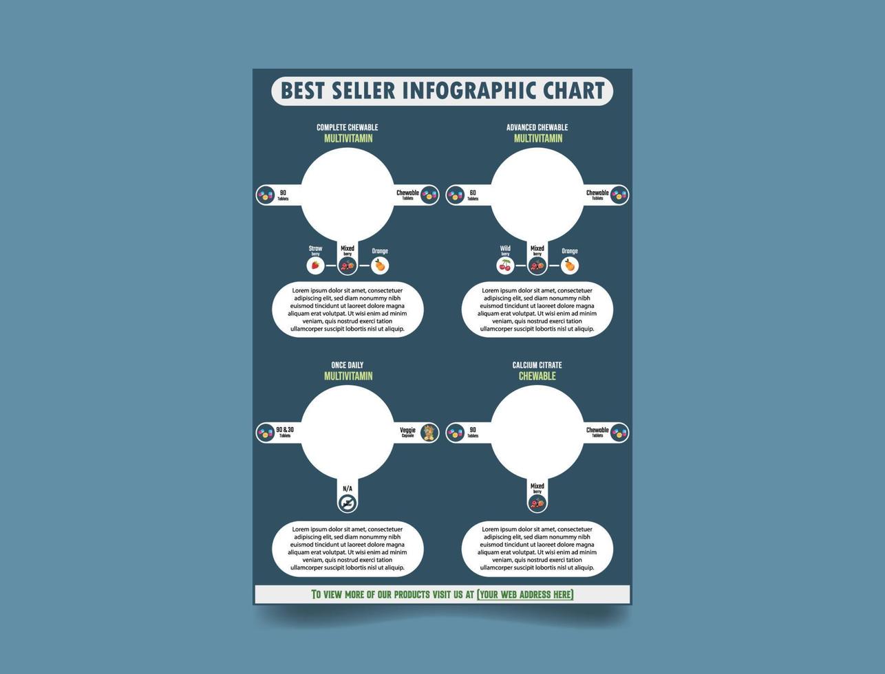 infographic template design with medicine pot. medicine concept with 6 options or steps. vector