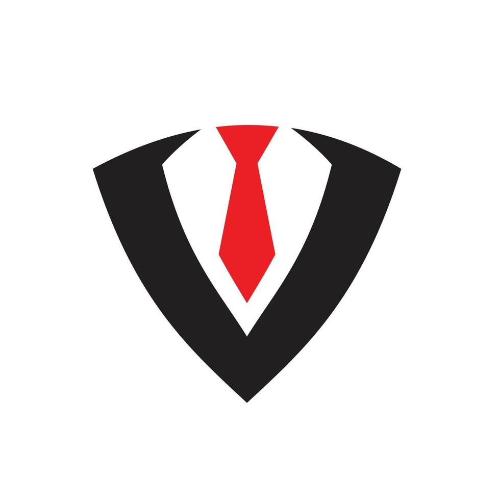 traje, corbata, esmoquin, negocio, trabajador, trabajo, vector de logotipo de icono profesional.