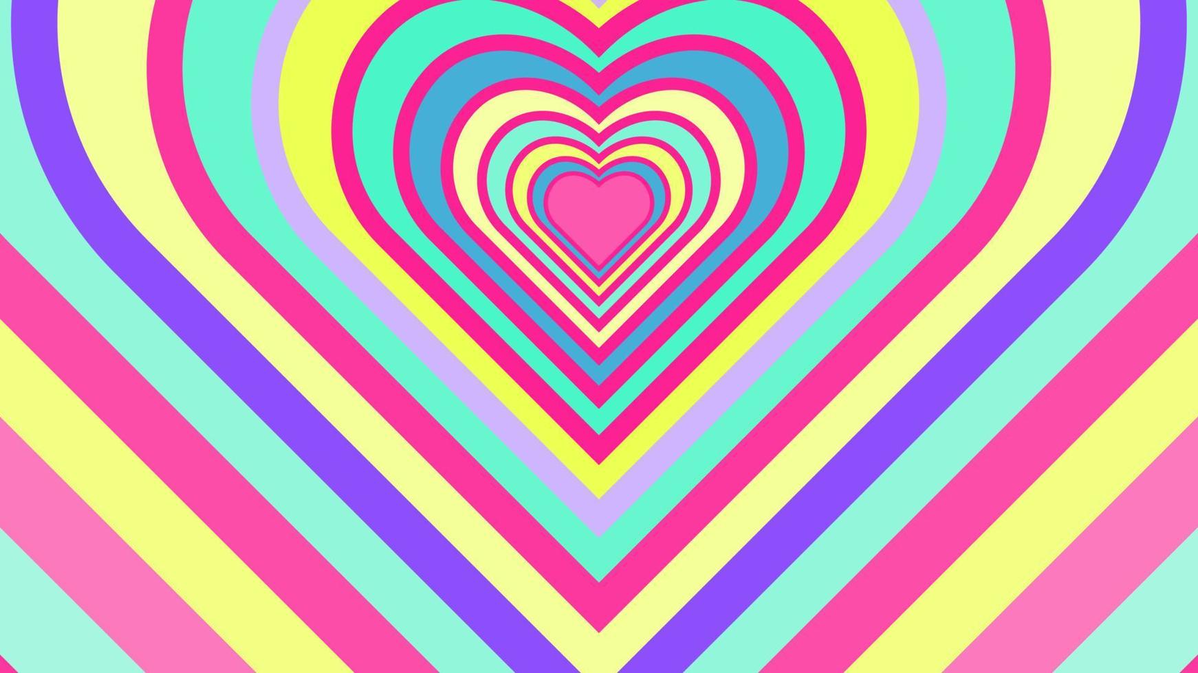 heart background. love romance and wedding symbols.Heart colorful Patterns vector