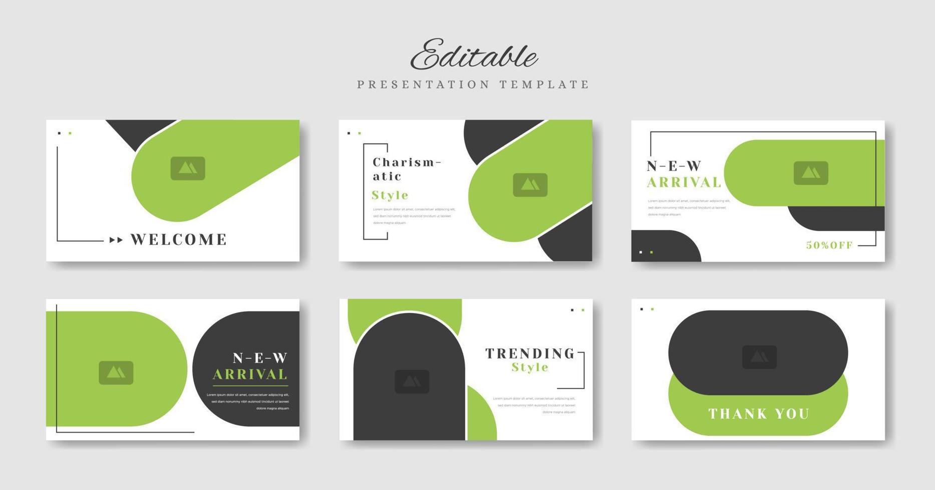 Business presentation template design. Minimalis, modern and keynote vector illustration