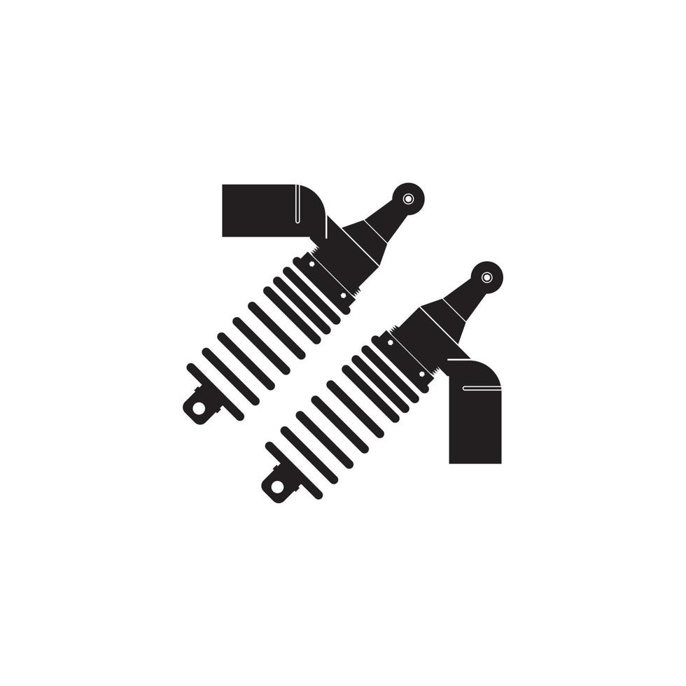 Shock absorber icon vector