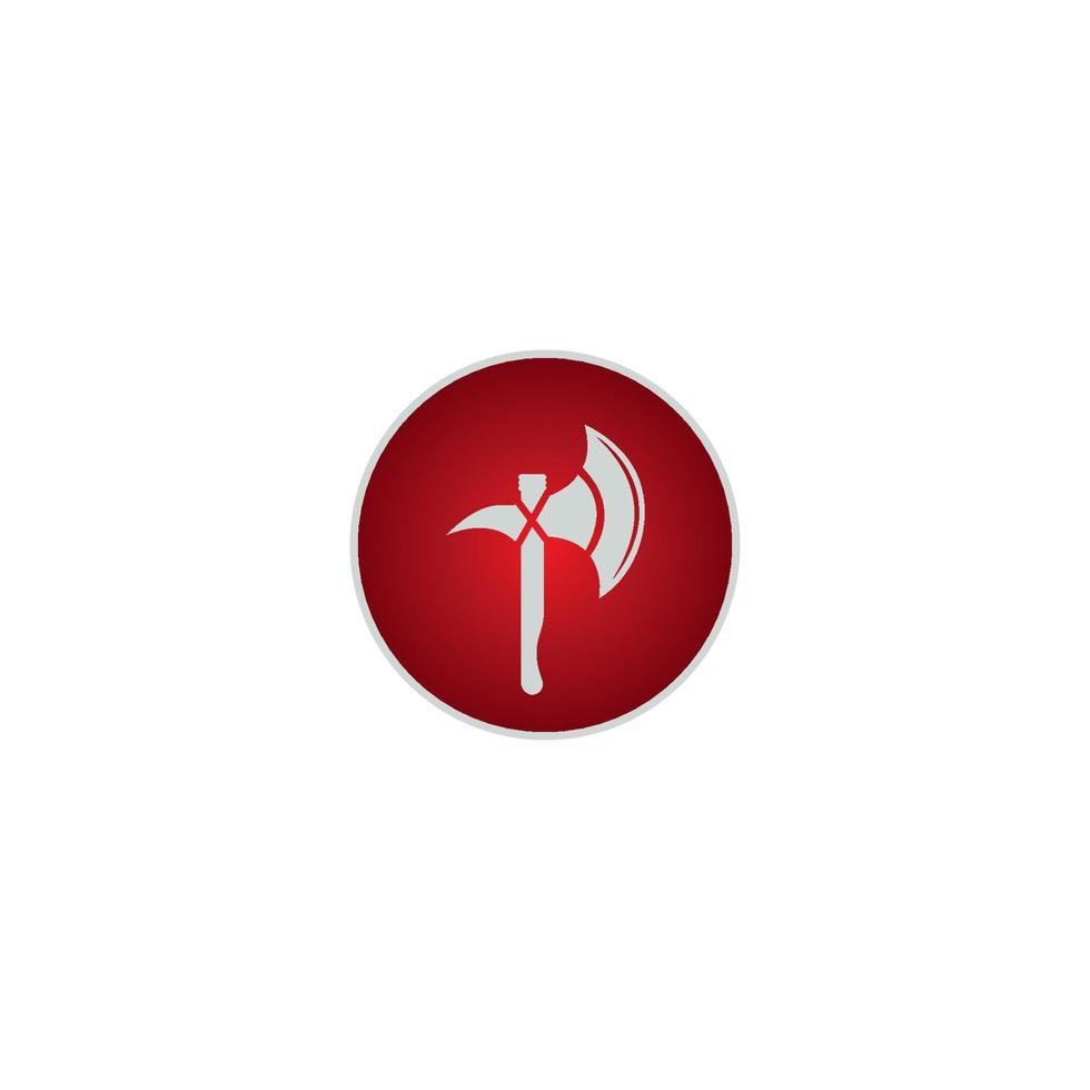 Axe icon vector illustration template design