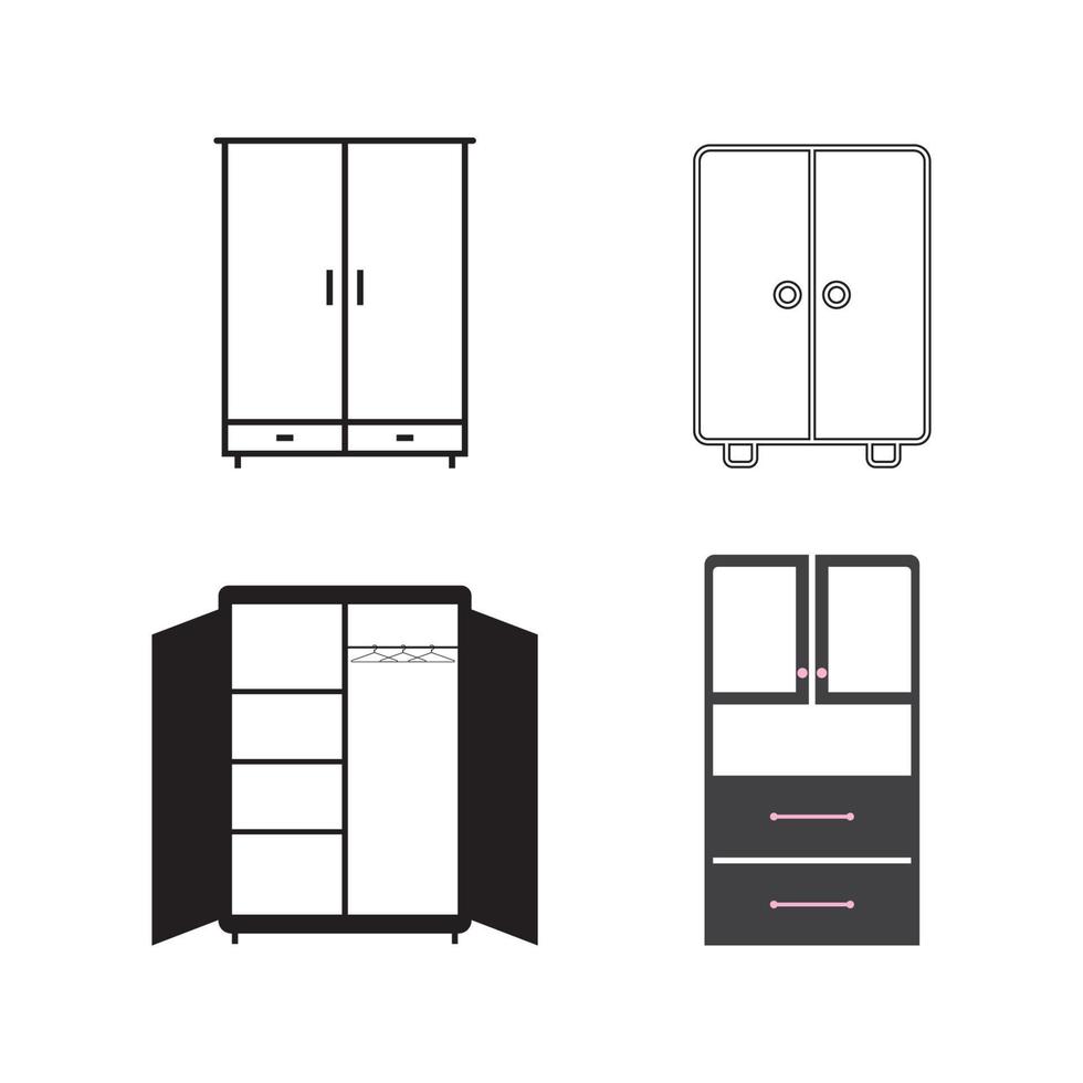 cupboard icon vector illustration template design