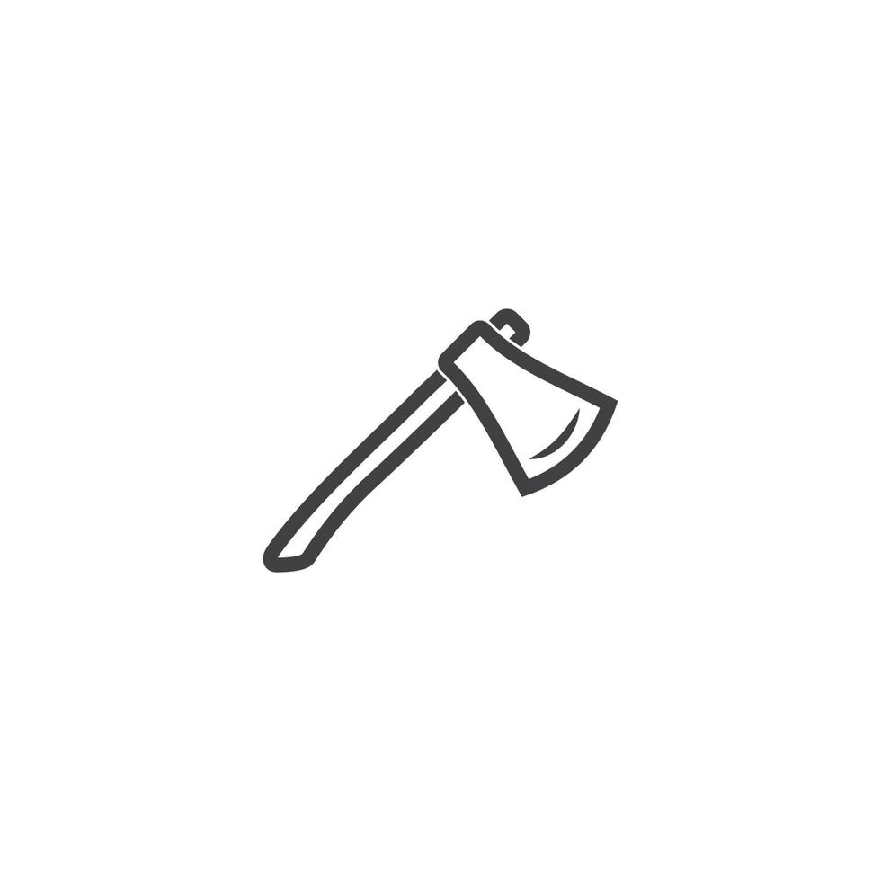 Axe icon vector illustration template design