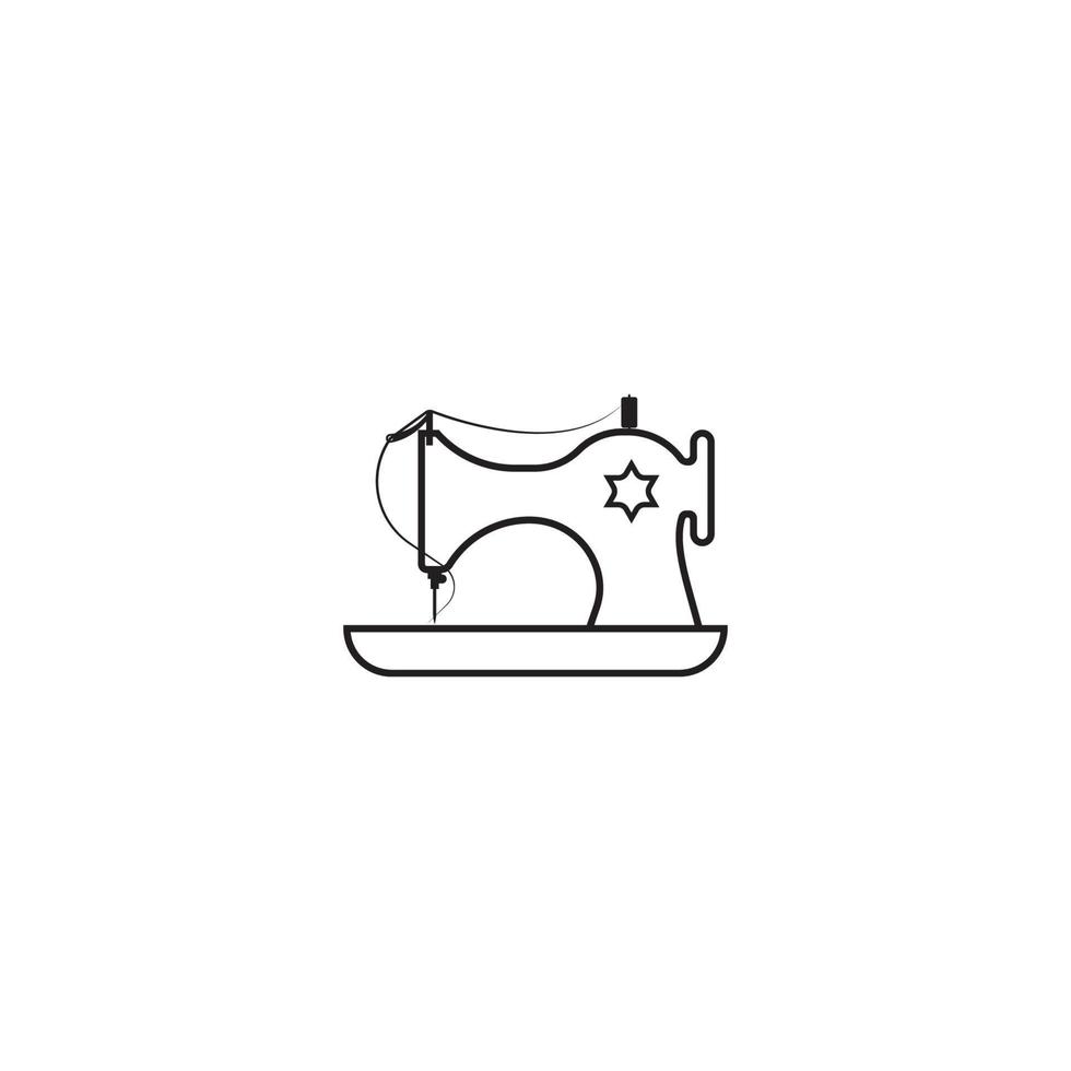 sewing machine icon vector