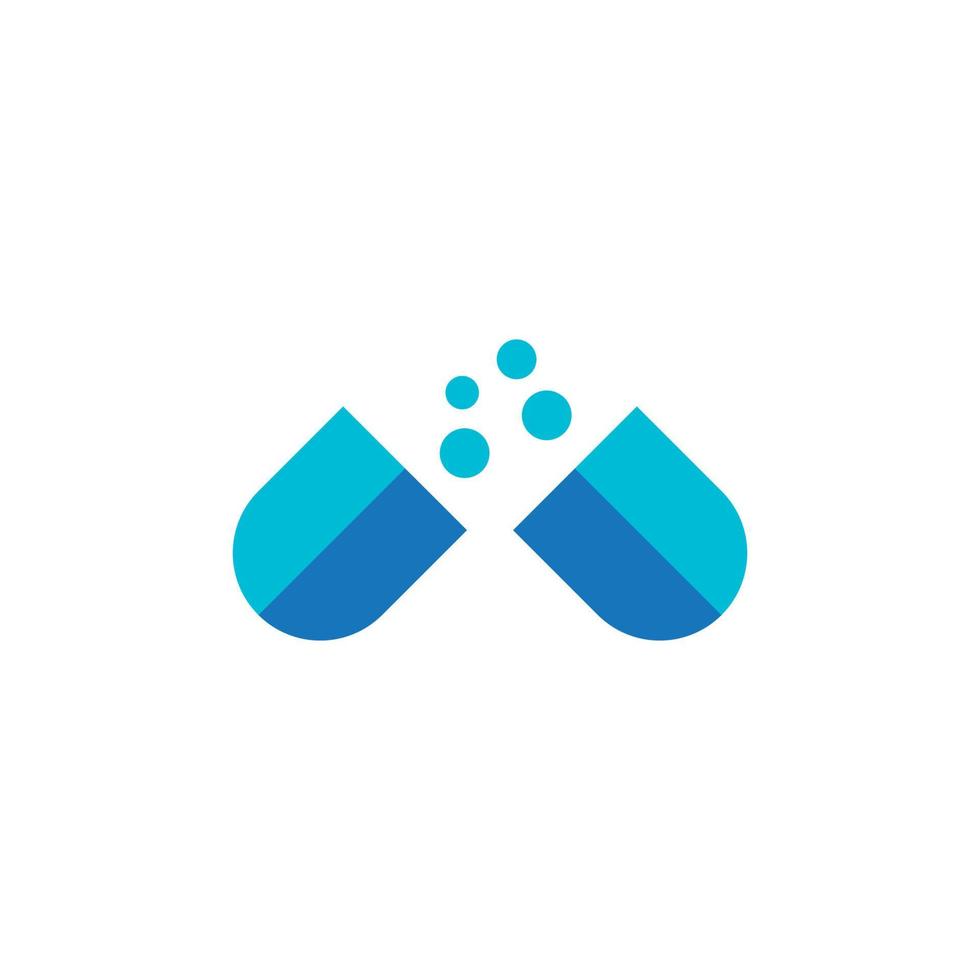 Medical pil icon. vector