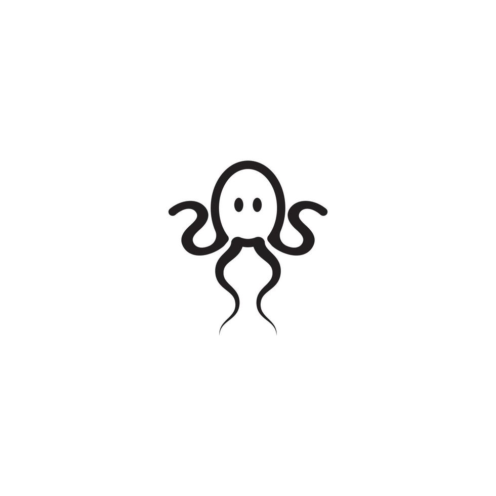 Octopus logo  vector illustration design template