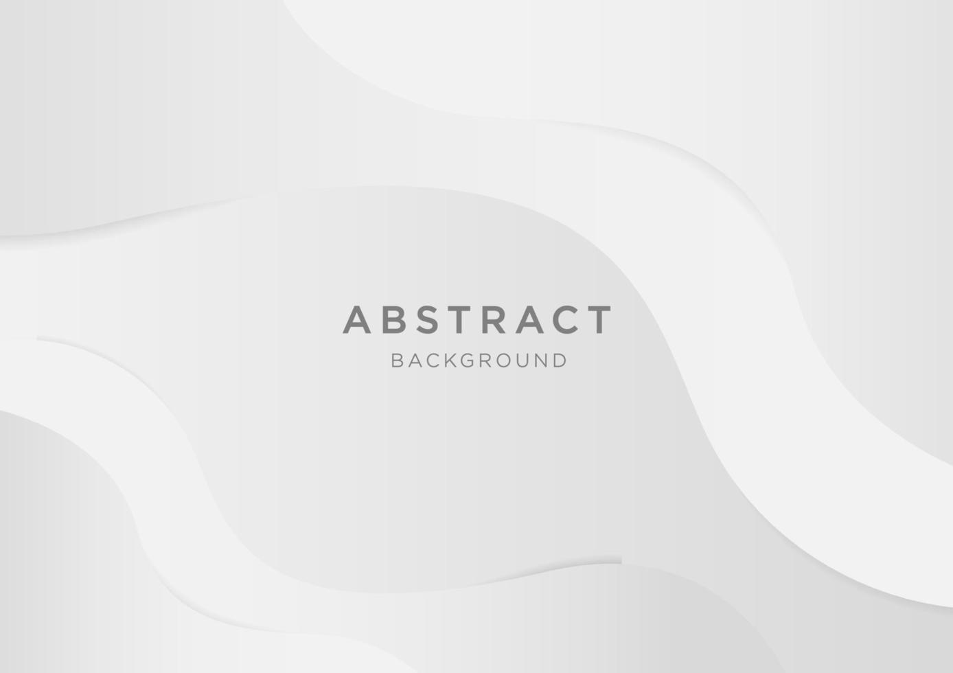 Abstract vector white and gray gradient color curve background