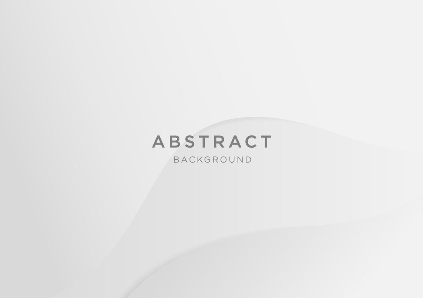 Abstract vector white and gray gradient color curve background