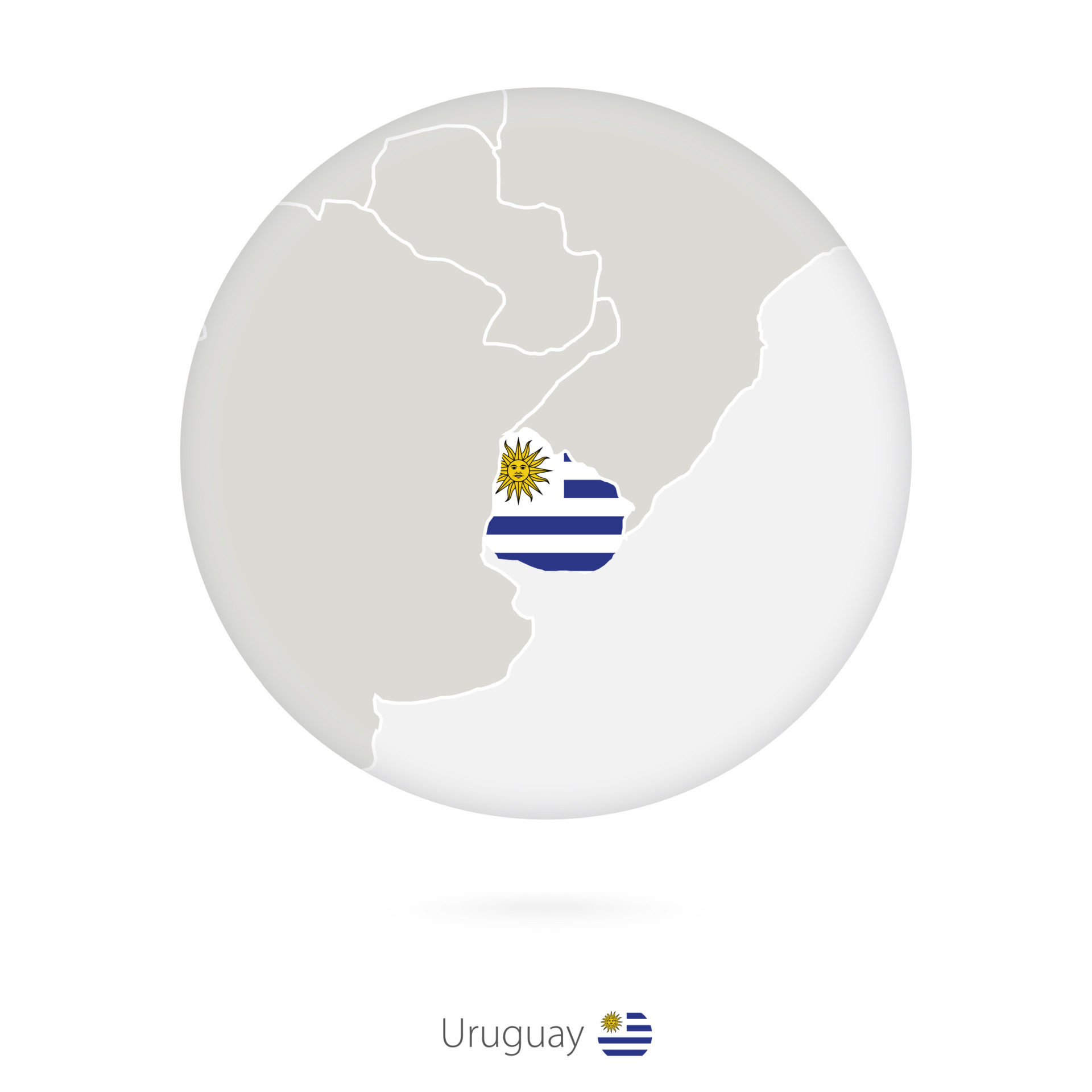 Уругвай карта