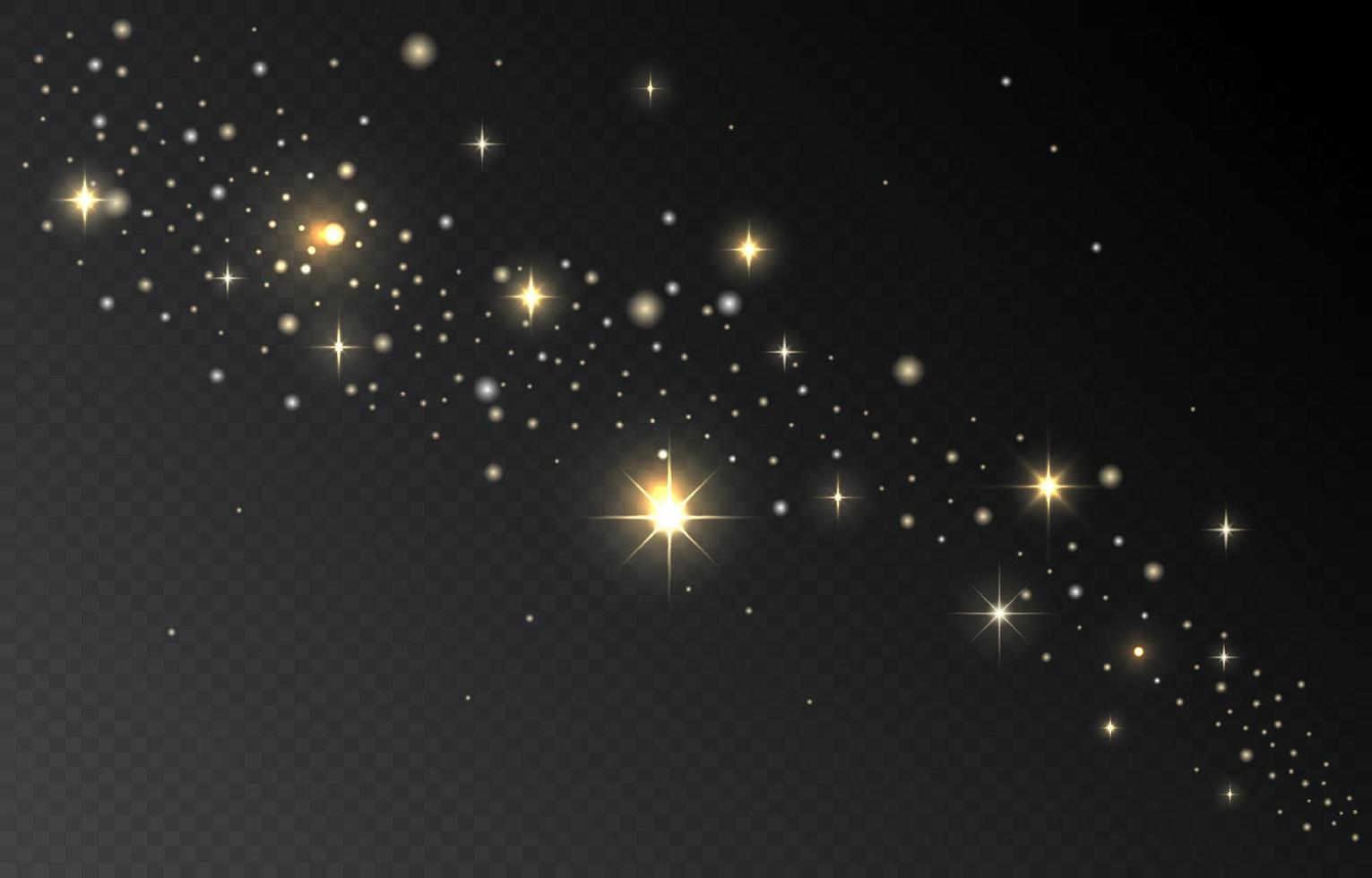 fondo de brillo mágico de estrellas vector