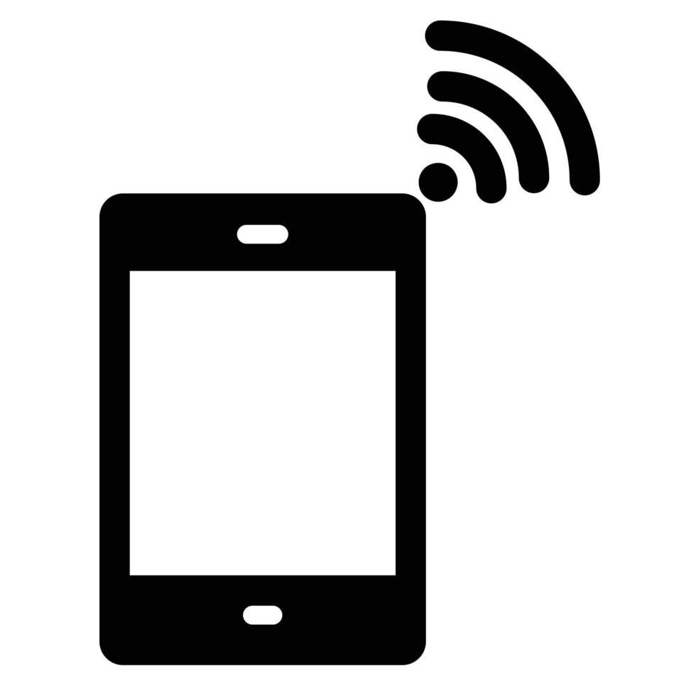Wifi Mobile Vector icon that can easily modify or edit