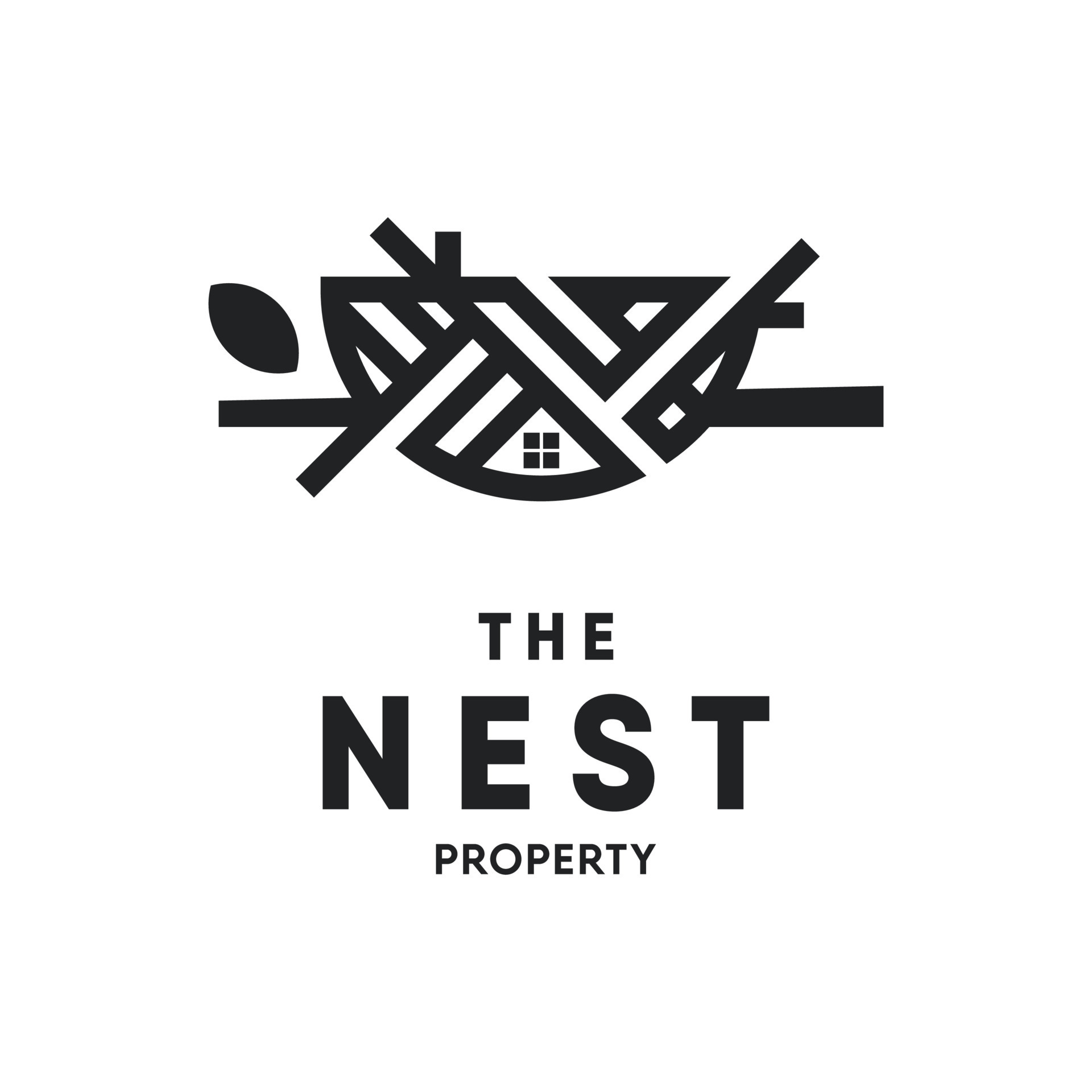 Nest Property Logo 9678719 Vector Art at Vecteezy