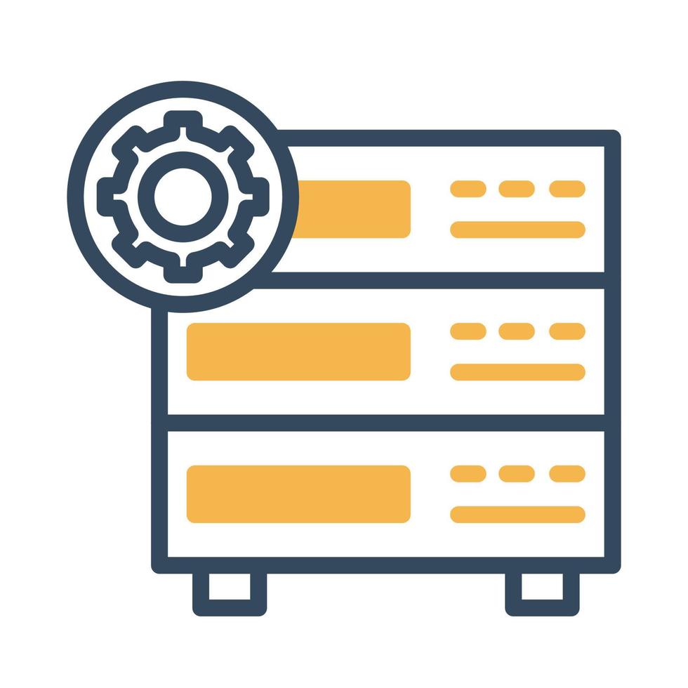 Server Configuration Vector icon that can easily modify or edit 9678915