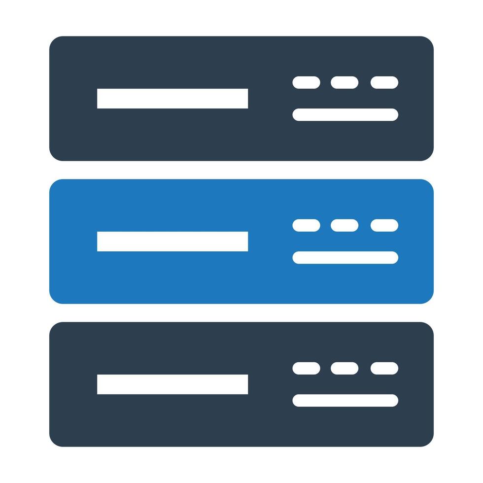 Server hosting Vector icon that can easily modify or edit