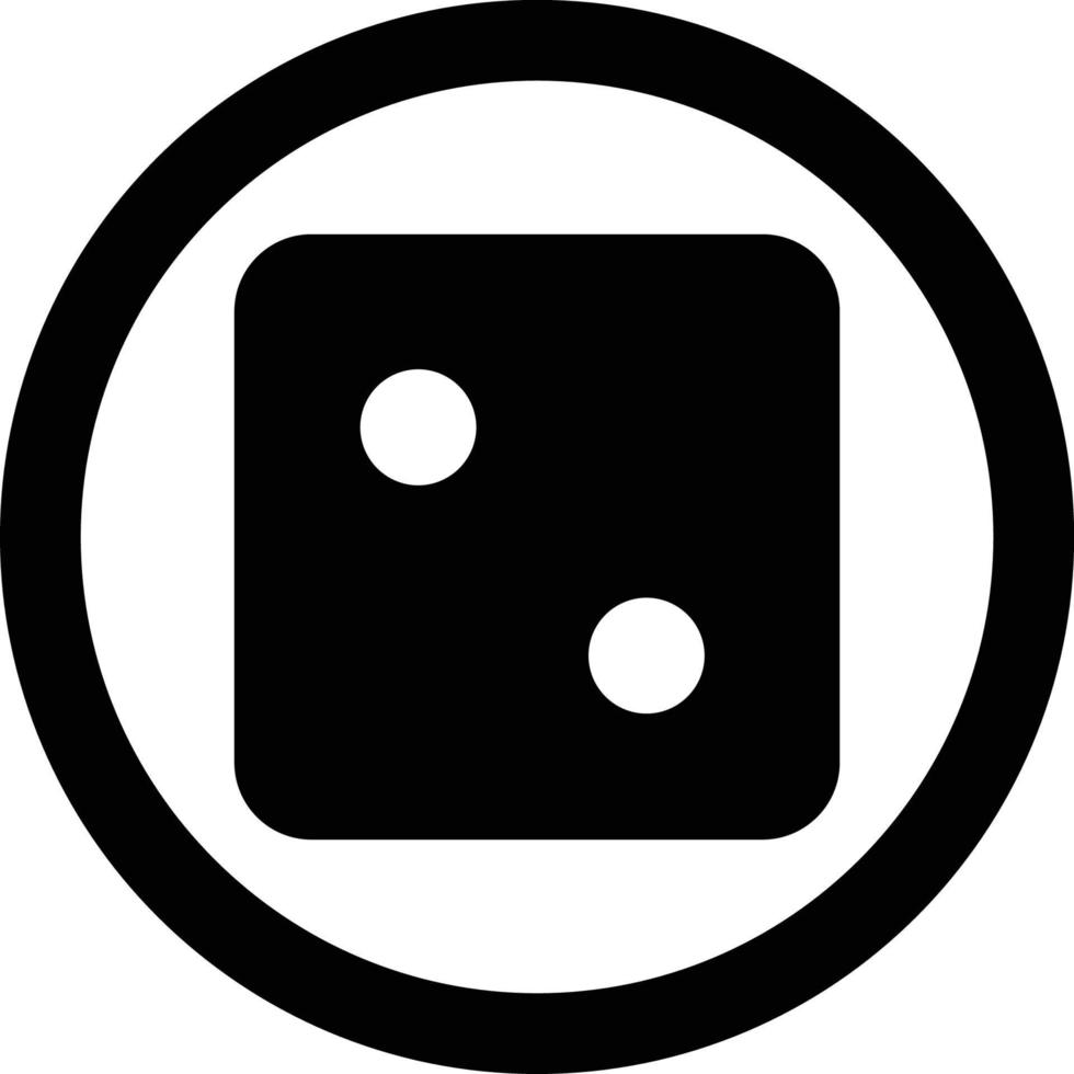 Dice Vector icon which is suitable for commercial work and easily modify or edit it