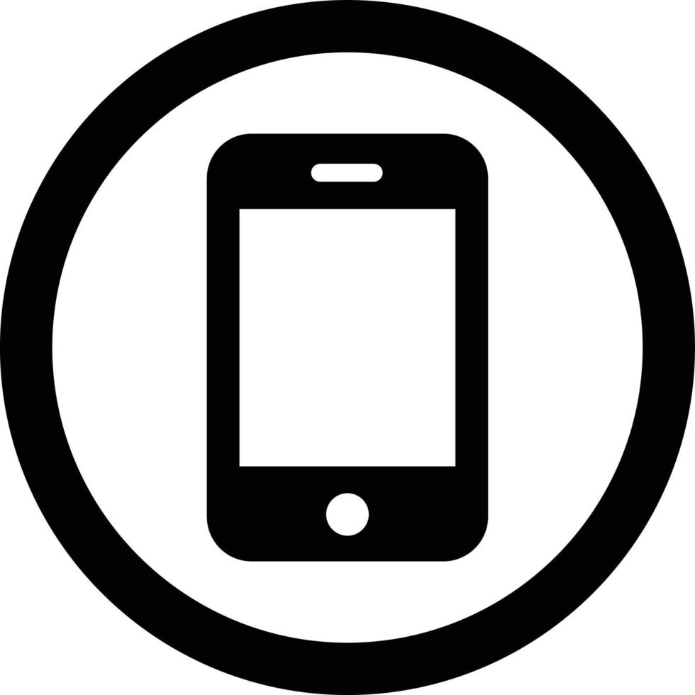 Mobile Phone Vector icon which is suitable for commercial work and easily modify or edit it