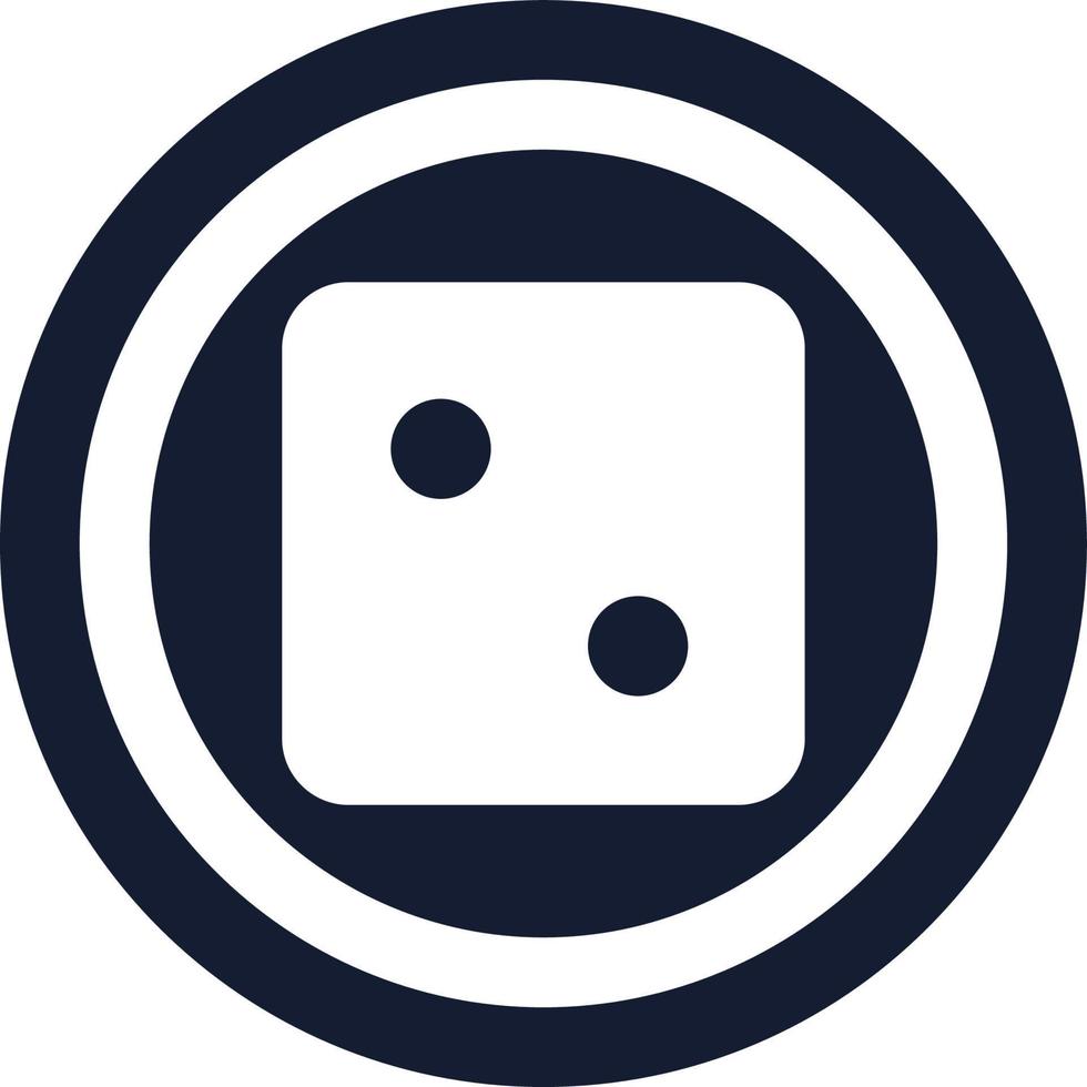 Dice Vector icon which is suitable for commercial work and easily modify or edit it