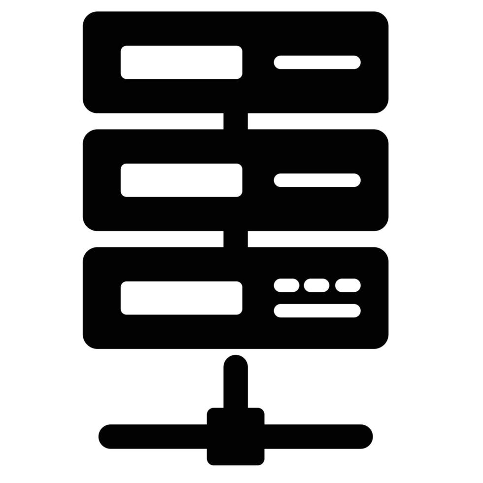 Backup server Vector icon that can easily modify or edit