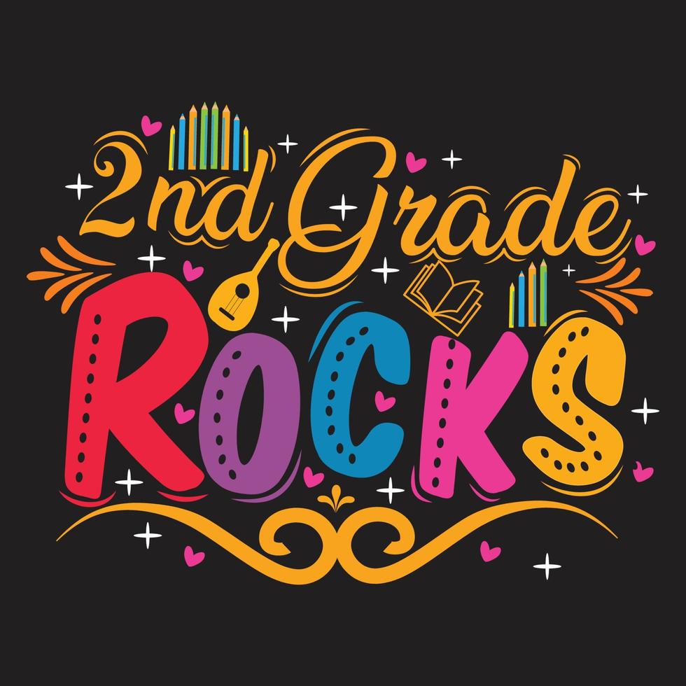 Welcome back to School t shirt design with School  elements or Hand drawn back to School typography design vector