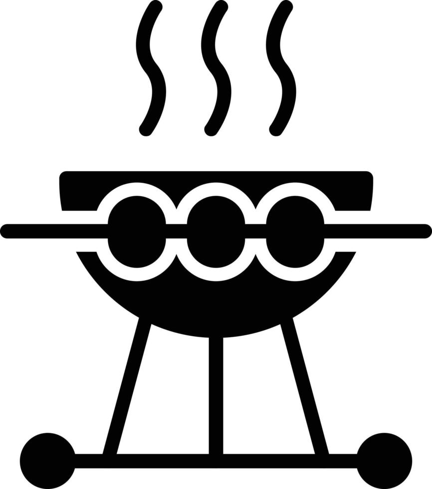 Barbecue Glyph Icon vector