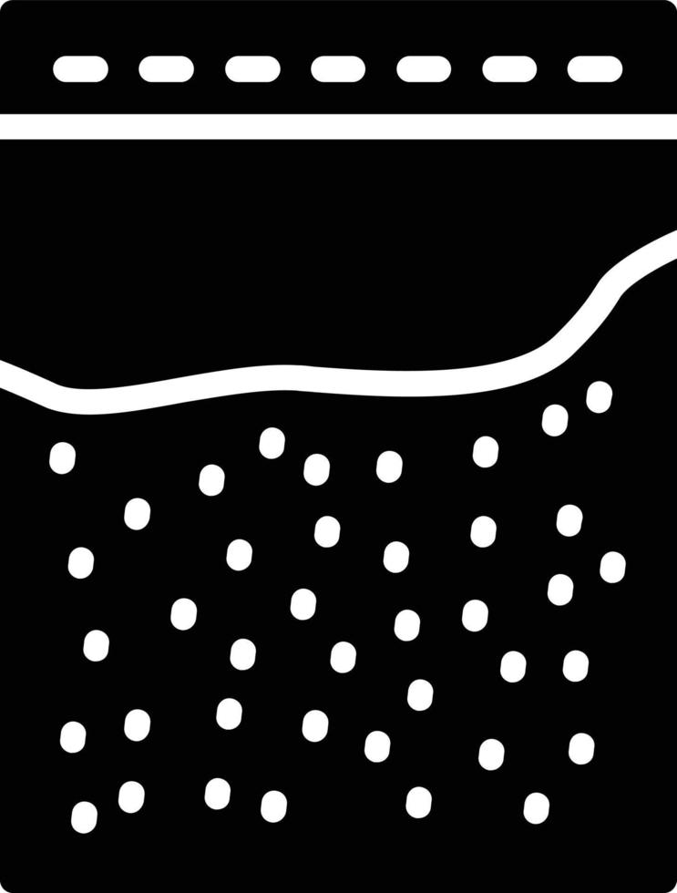 Cocaine Glyph Icon vector