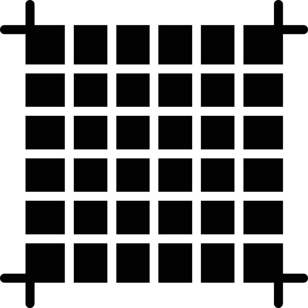 Grid Glyph Icon vector