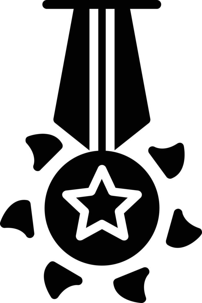 icono de glifo de insignia vector