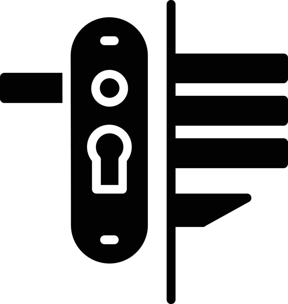 Locksmith Glyph Icon vector